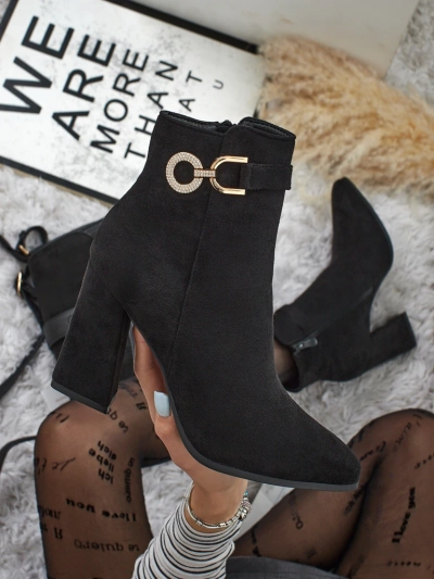 Women's Victi Eco-Suede Heeled Ankle Boots