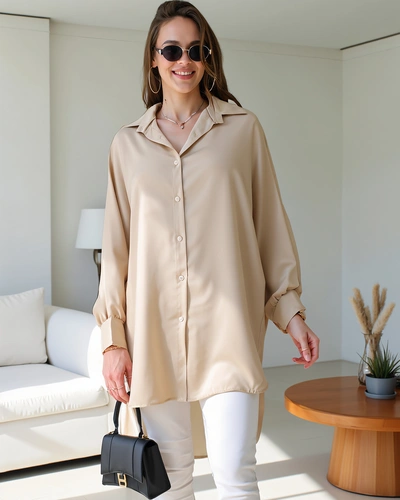 Royalfashion Long women's oversized shirt