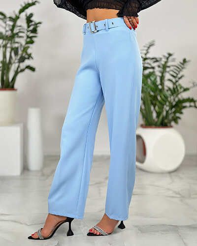 Royalfashion Women's wide fabric pants