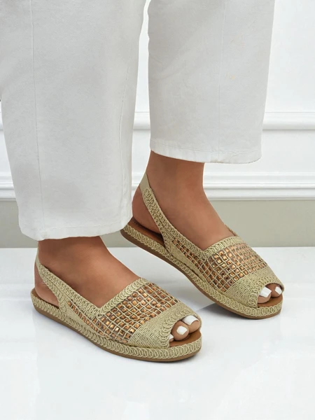 Naiste espadrill-sandaalid säravate kivikestega Belle Sparkle