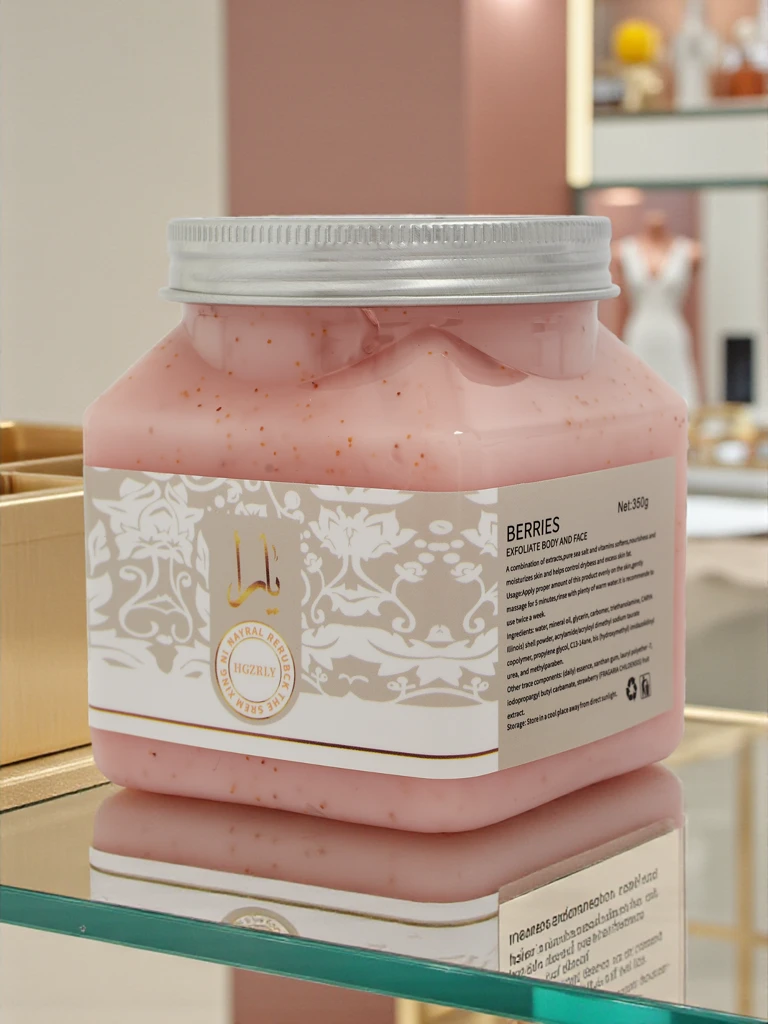 Berries fine-grained face and body scrub