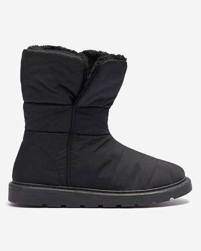 Luna Elegante Winter Ankle Boots in Black