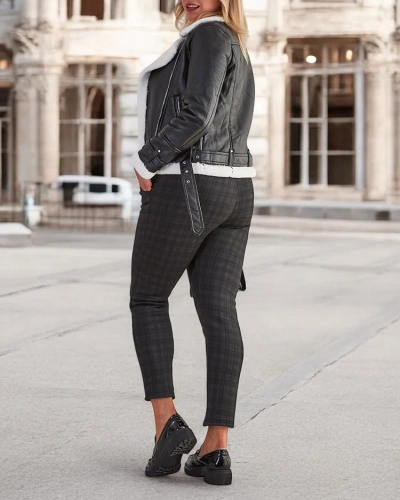 Royalfashion Warmed naiste teggings püksid PLUS SIZE