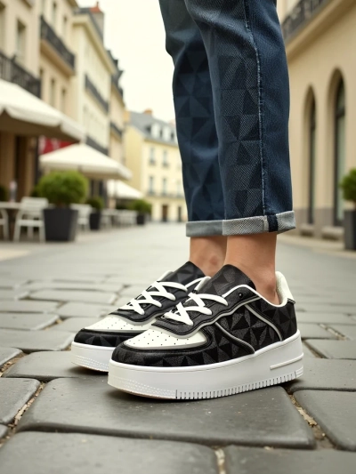 Royalfashion Women's sporty shoes with print Ozofio