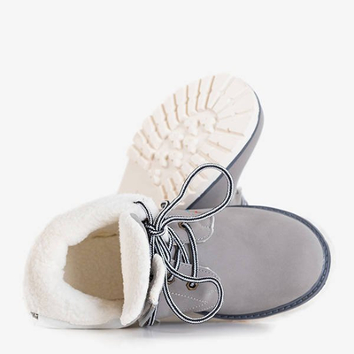 Gray boys' insulated boots Tiptop - Footwear
