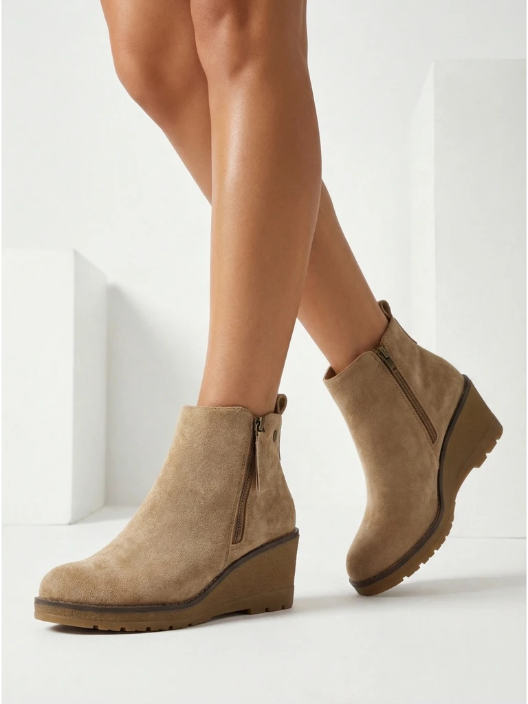 Zarrico Women's Wedge Ankle Boots