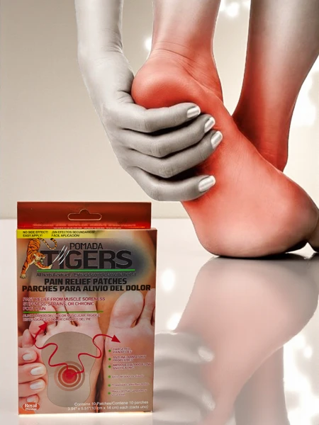 Valuvaigistavad plaastrid jalgadele 10 tk