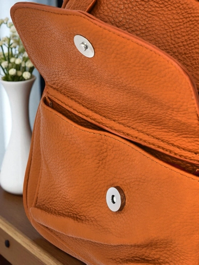 Elegantne Calista Camel naiste seljakott, öko-nahk, Królewska Moda