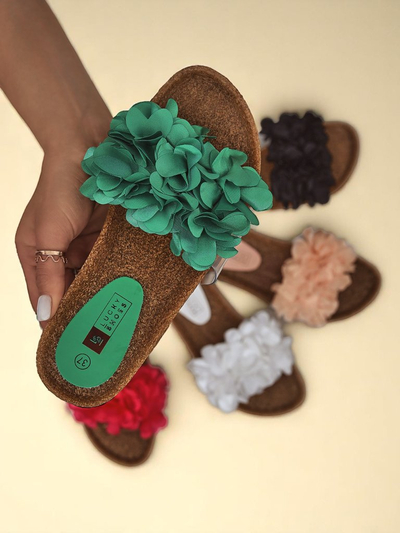 Royalfashion Женские шлепанцы с цветочками Flora Soft