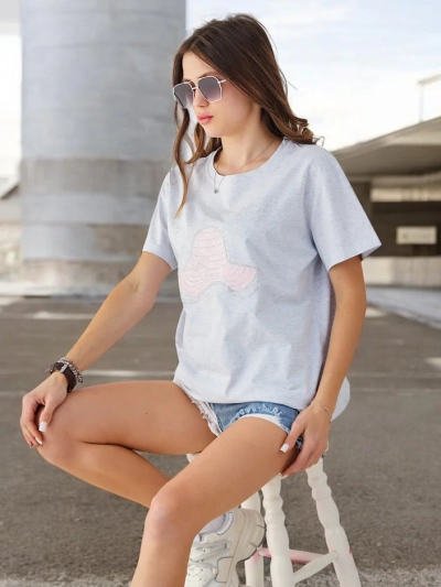 Royalfashion Naiste puuvillane särk trükisega