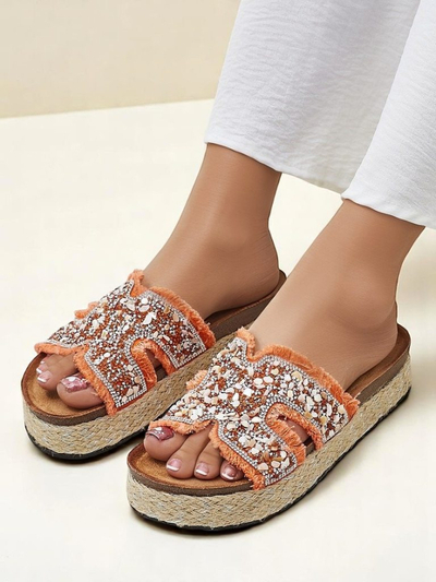 Royalfashion Женские шлёпанцы с украшениями Candy Candy