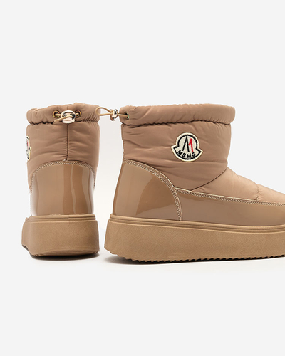 Royalfashion Naiste liibuvad lumesaapad pruuni värvi Ademra