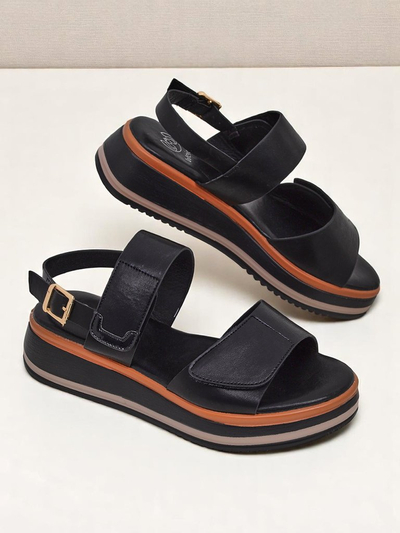 Kuninglik moenaiste sandaalid paksema tallaga Tulipp