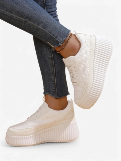 Royalfashion Women's Platform Sneakers Siserra
