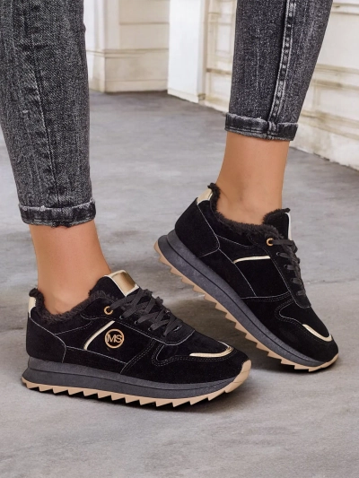 Royalfashion Insulated women's sneakers with fur Boris