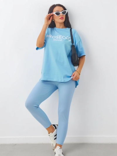 Royalfashion Cotton naiste komplekt lühikeste varrukatega ja retuusidega