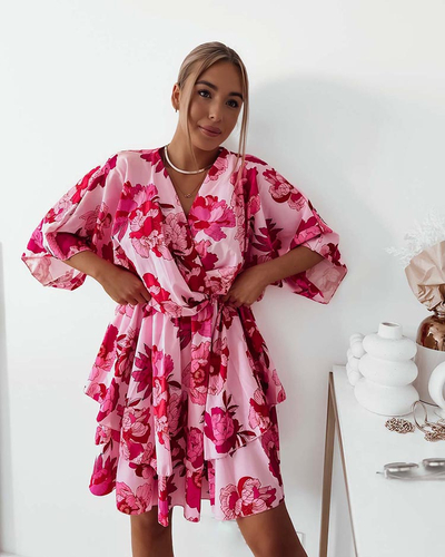 Royalfashion Naiste originaalmustriga minikleit
