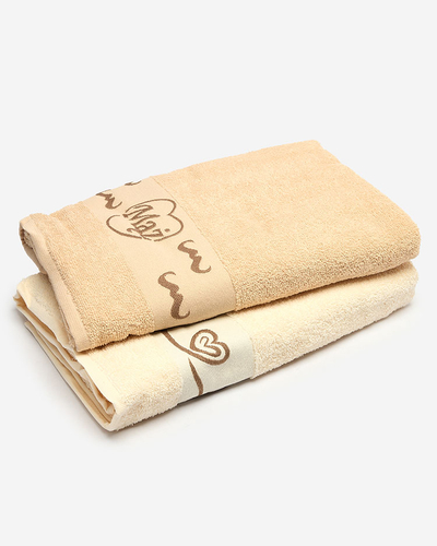 Royalfashion Set of 2 cotton towels