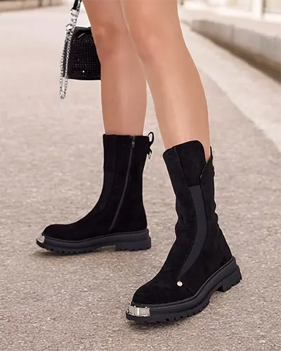 Royalfashion Женские сапоги из эко-замши Homni