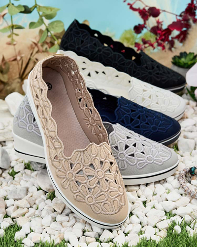 Royalfashion Women's low-heeled half shoes Dellio