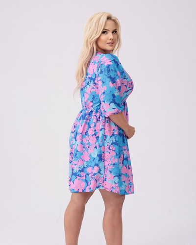 Royalfashion Naiste põlve pikkune kleit prindiga PLUS SIZE