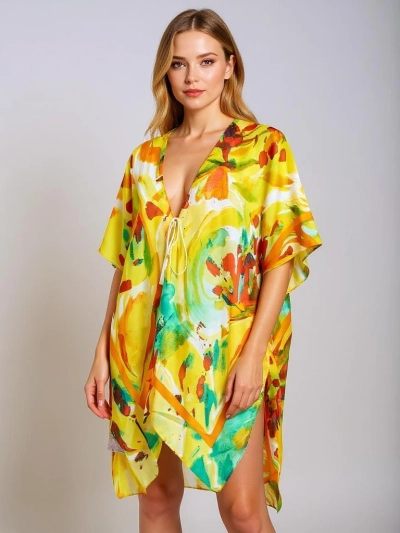 Royalfashion Pareo – Naiste suvine ranna tuunika mustrilise disainiga Wild Coast