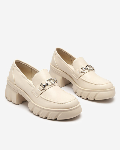 Beežid naiste kingad massiivsel Terima tallal - Jalatsid