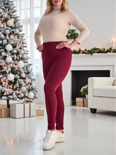 Royalfashion Naiste isoleeritud treggings püksid PLUS SIZE