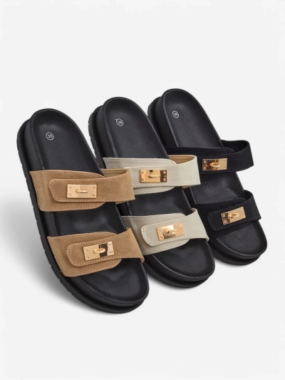 Женские сандалии Royalfashion с декоративными пряжками Costes