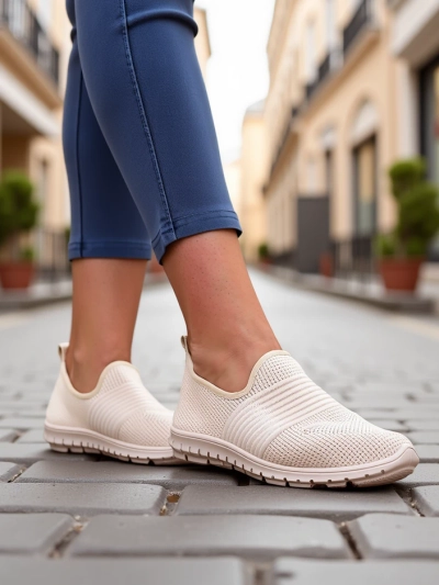 Royalfashion Women's slip-on sports shoes Ollabes