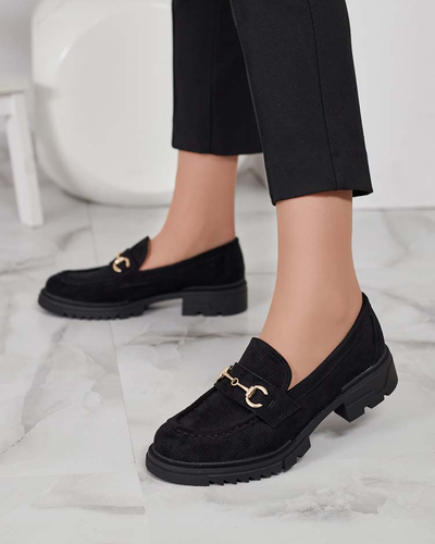 Royalfashion Women's openwork moccasins with chain Imerila