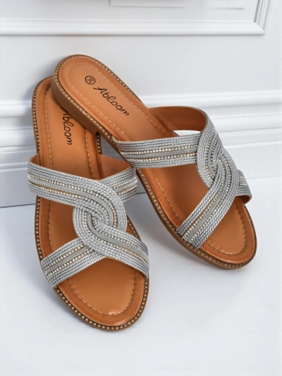 Royalfashion Женские шлепанцы плетеные Woven Breeze