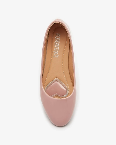 Pink Women's Lacquered Ballerinas Fama - Footwear