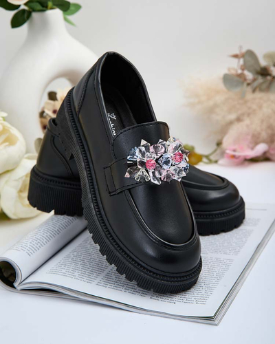 Royalfashion Women's moccasins with colorful beads Karonia