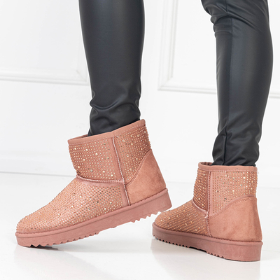 Tumeroosad naiste lumesaapad tsirkooniumoksiidiga Rudis - Jalatsid