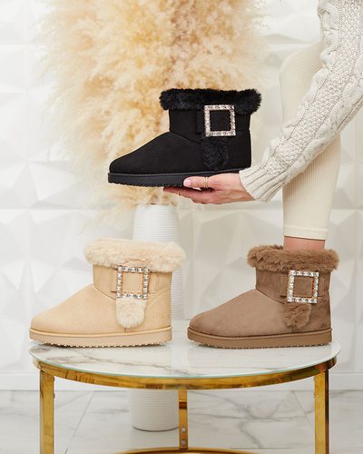 Royalfashion Женские сапоги a'la snow boots с орнаментом Galaes