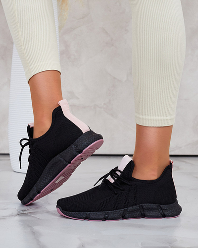 Mustad ja roosad naiste spordijalatsid Bommgi - Jalatsid