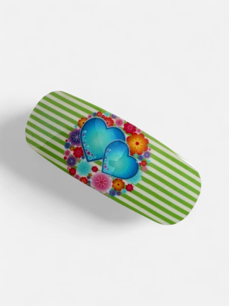 Colorful Children's Hair Clip with Hearts