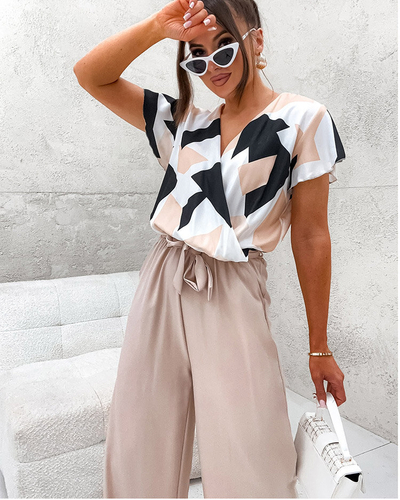 Royalfashion Pikk trükitud naiste kombinesoon