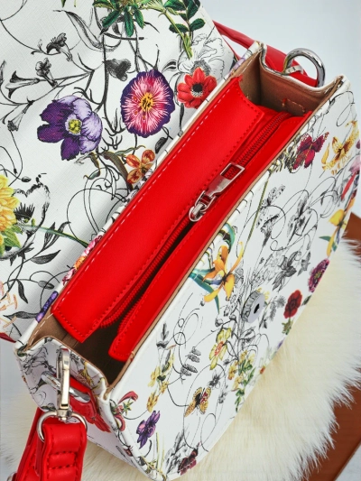 Royalfashion Women's Small Floral Faux Leather Handbag Ori Elle