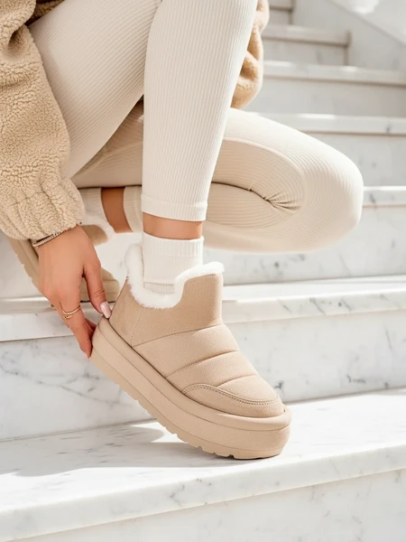 Royalfashion Naiste Zoeno lühikesed saapad a'la lumesaapad