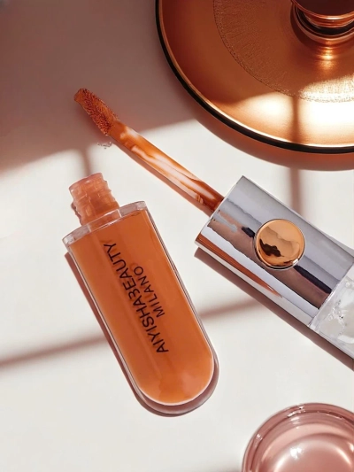 Lipstick and clear lip gloss 2-in-1 Coral Crush