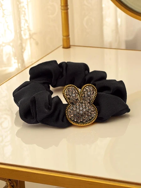 Royalfashion Juuksekumm dekoratiivse jänesega Satin Bunny
