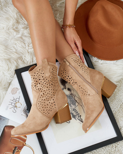 Royalfashion Naiste madala postiga a'la Mozie saapad