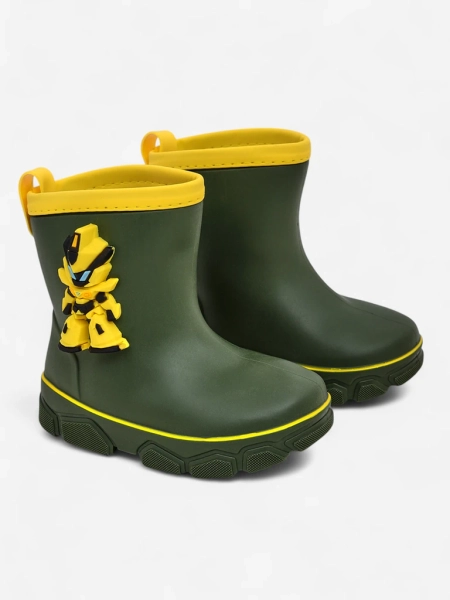 Royalfashion Children's rubber boots with robot Power Robot