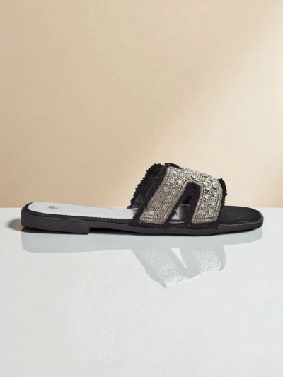 Royalfashion Женские сандалии с стразами CrystalEase