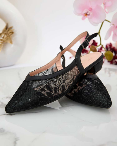 Royalfashion Женские сандалии а'ля балерина с кружевом Benoce