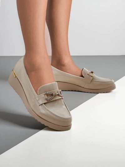 Женские мокасины Royalfashion на низком каблуке Leffo