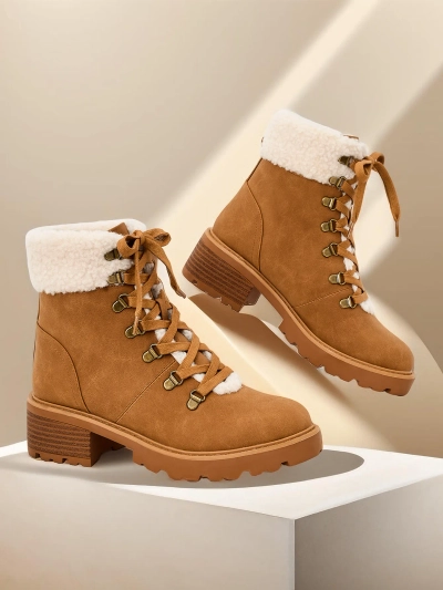 Royalfashion women's trapper boots Sawoli