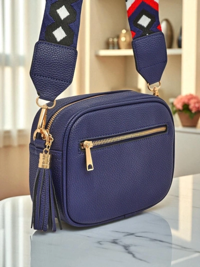 Royalfashion Small Women's Eco-Leather Handbag with Colorful Strap Kovi Lace